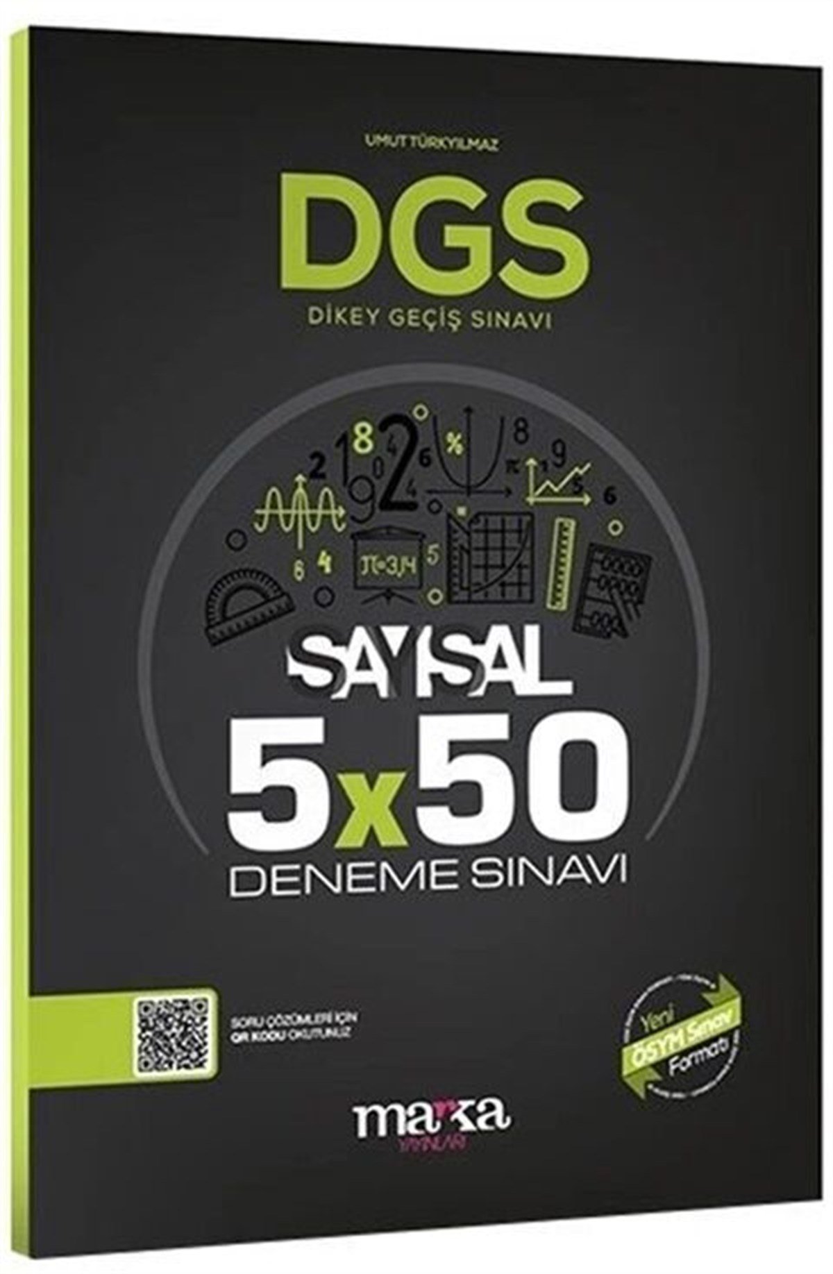 Marka Yayınları DGS Sayısal 5x50 Deneme PDF Çözümlü