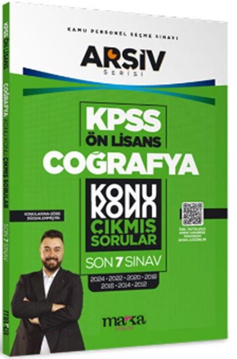 Marka Yayınları KPSS Ön Lisans Coğrafya Konu Konu Çıkmış Sorular Son 7 Sınav Çıkmış Sorular