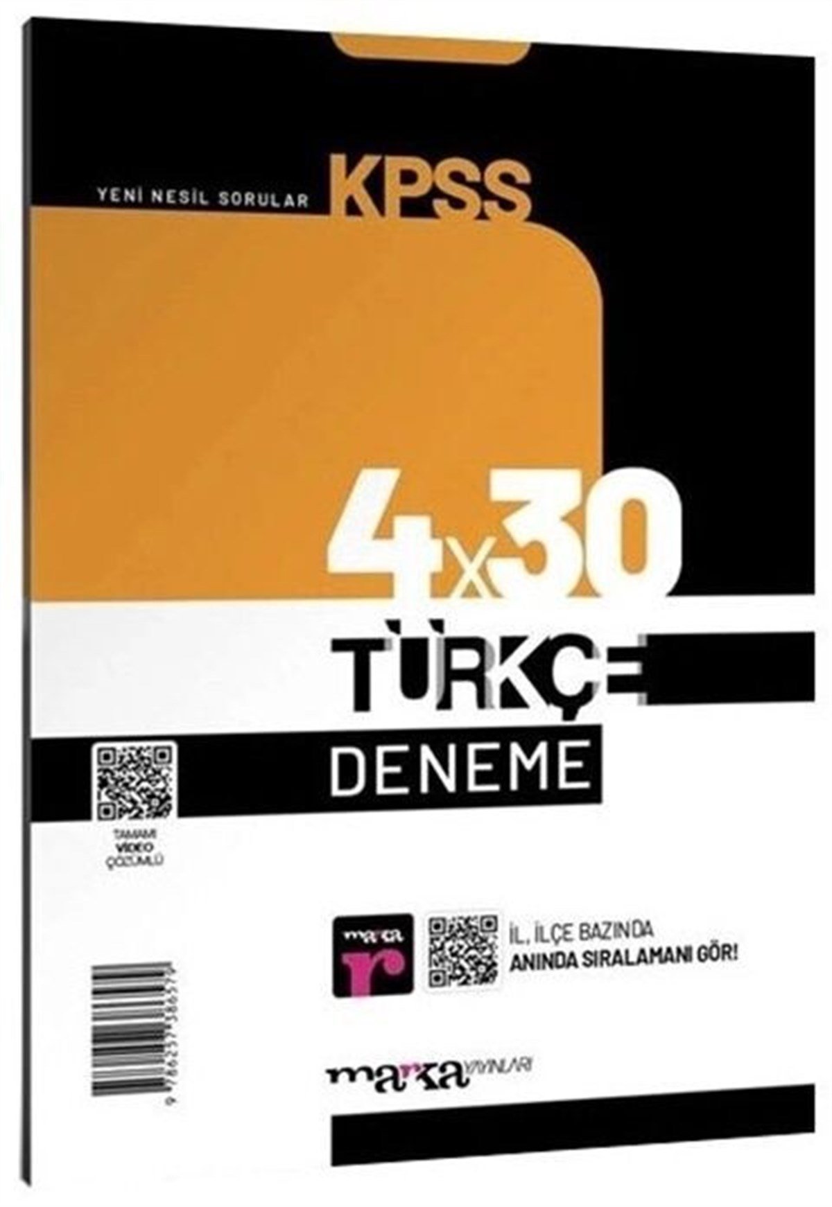 Marka Yayınları KPSS Türkçe 4x30 Deneme