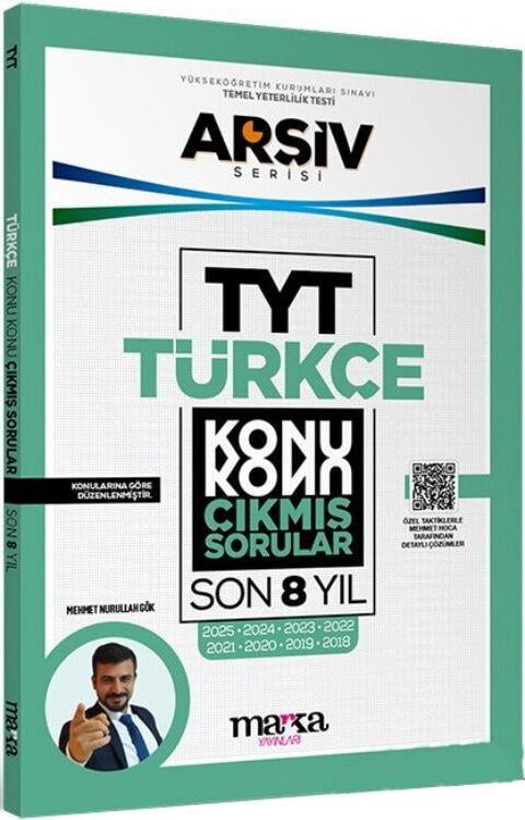 Marka Yayınları TYT Türkçe Konu Konu Son 8 Yıl Çıkmış Sorular