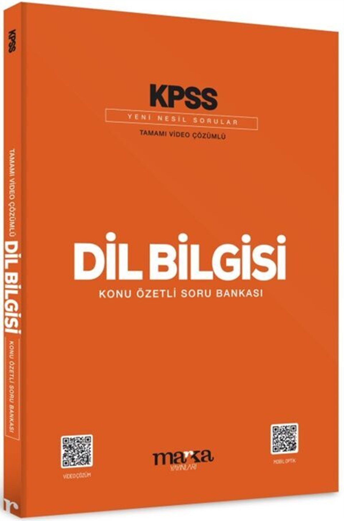 Marka Yayınları 2023 KPSS Dil Bilgisi Konu Özetli Yeni Nesil Soru Bankası Tamamı Video Çözümlü