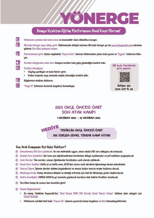 Meb Ags Öabt Okul Öncesi Öğretmenliği 300 Soru Son Atak Kampı Damga Uzem Canlı Soru Çözüm HEDİYELİ