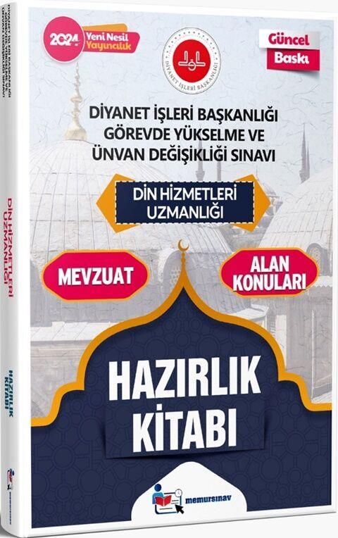 Memur Sınav 2024 Diyanet İşleri Başkanlığı GYS ve UDS Din Hizmetleri Uzmanlığı Hazırlık Kitabı