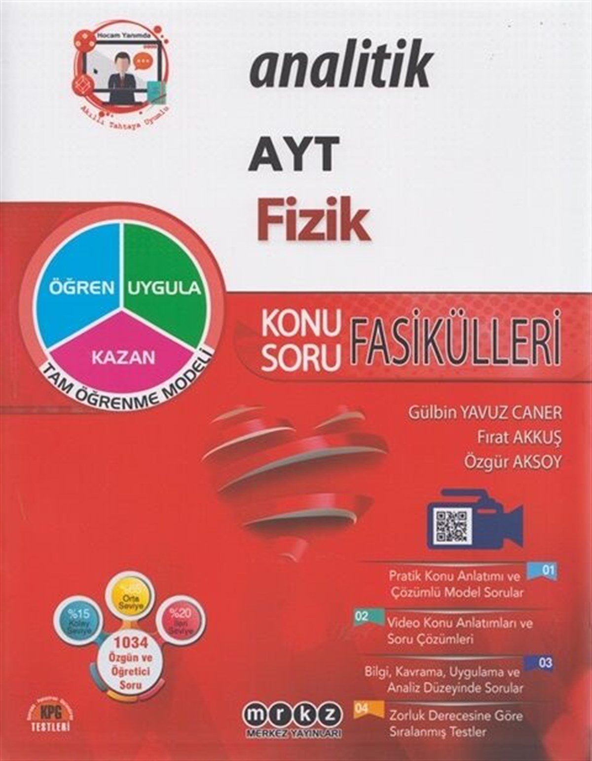 Merkez Yayınları AYT Analitik Fizik Konu Soru Fasikülleri