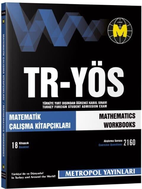 Metropol Yayınları TR YÖS Matematik Çalışma Yaprakları - 18 Kitapçık