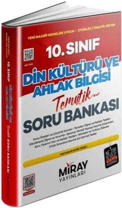 Miray Yayınları 10. Sınıf Din Kültürü ve Ahlak Bilgisi Tematik Soru Bankası