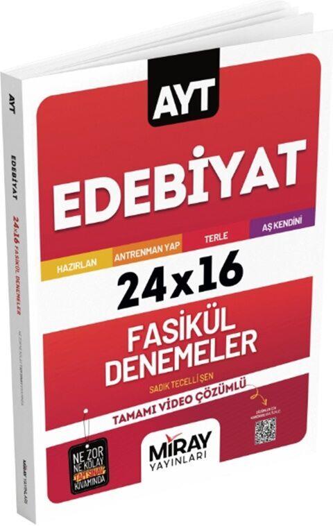 Miray Yayınları AYT Edebiyat 16 Deneme