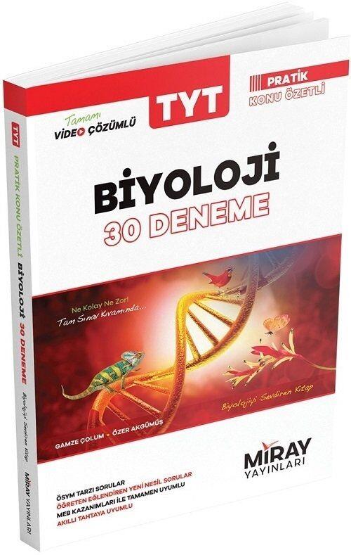 Miray Yayınları TYT Biyoloji 30 Deneme Video Çözümlü