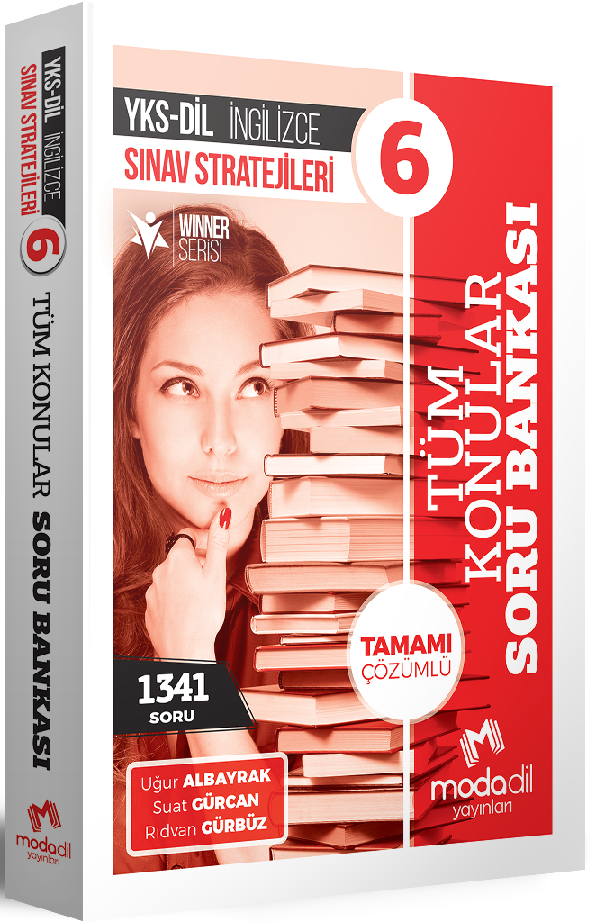 Modadil Yayınları YKS DİL İngilizce Sınav Stratejileri 6 Tamamı Çözümlü Tüm Konular Soru Bankası