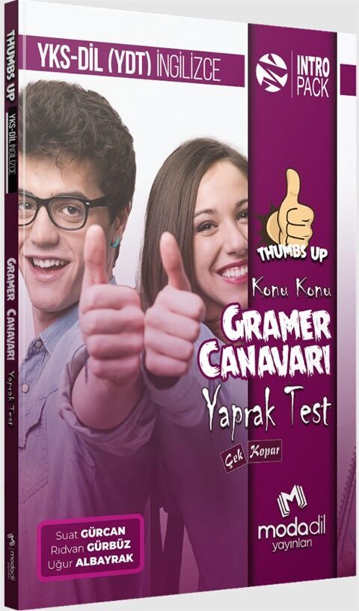 Modadil Yayınları YKS DİL Intropack Gramer Canavarı Yaprak Test