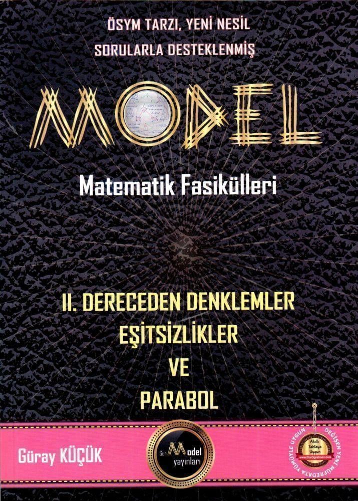 Model Yayınları Model Matematik Fasikülleri 2. Dereceden Denklemler Eşitsizlikler ve Parabol