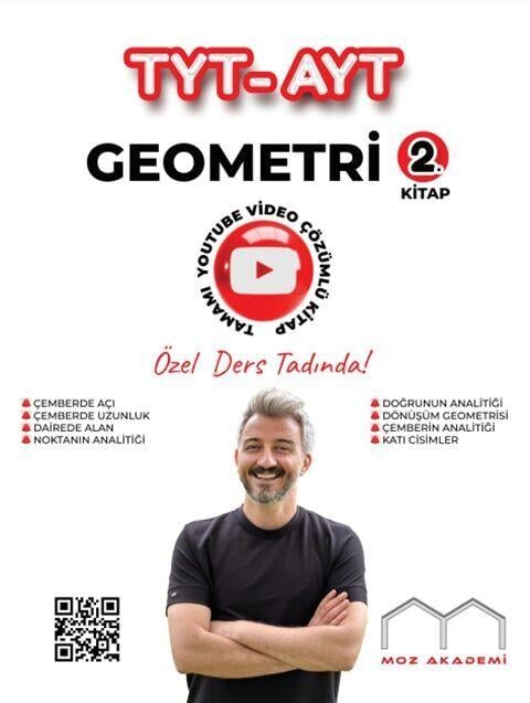 Moz Akademi TYT AYT Geometri 2. Kitap Tamamı Çözümlü Soru Bankası