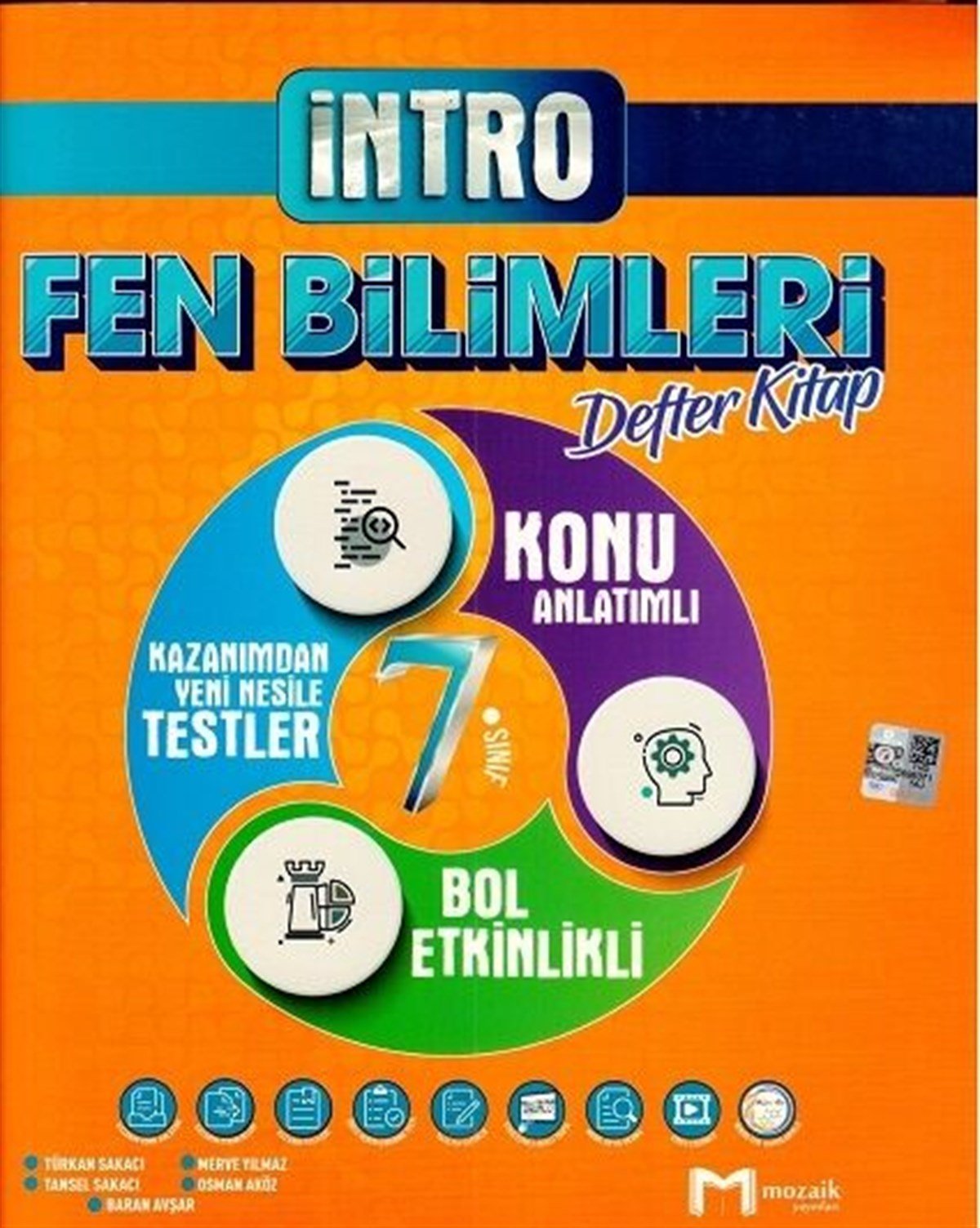 Mozaik Yayınları 7. Sınıf Fen Bilimleri İntro Defter Kitap