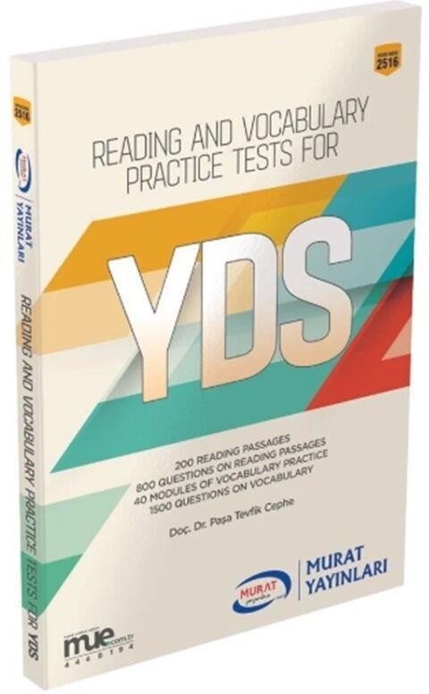 Murat Yayınları YDS Reading and Vocabulary Practice Tests For