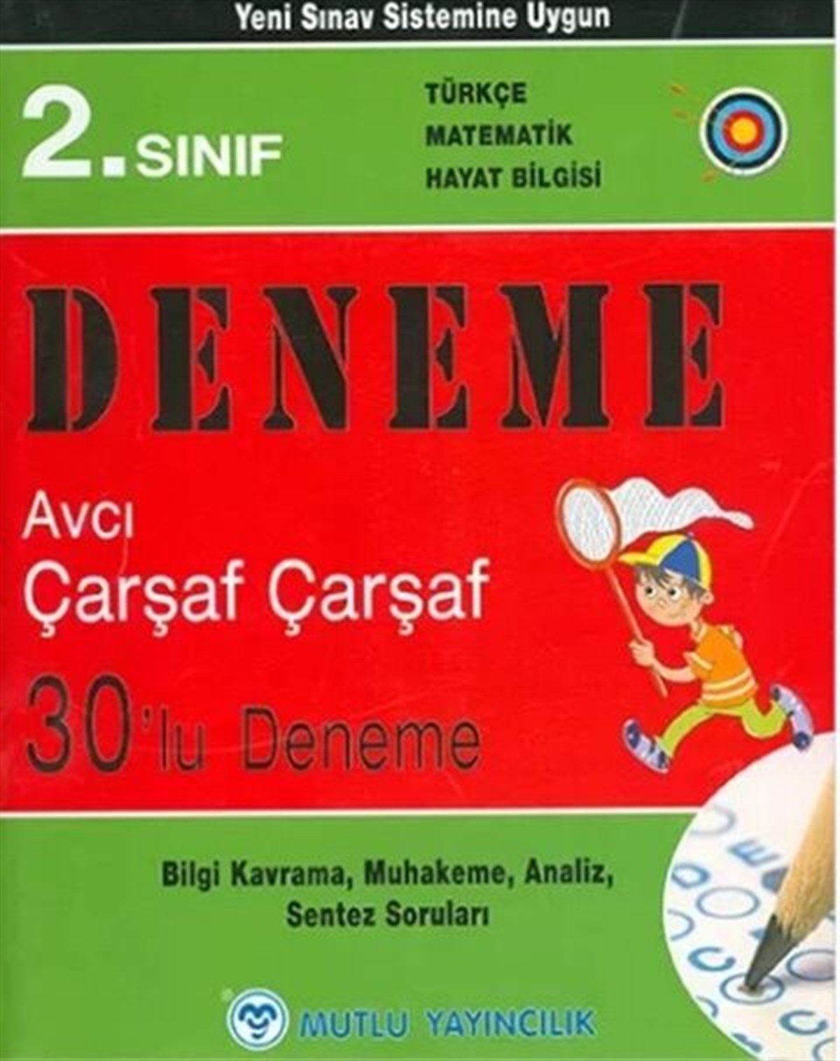 Mutlu Yayıncılık 2. Sınıf Avcı Çarşaf Çarşaf Deneme