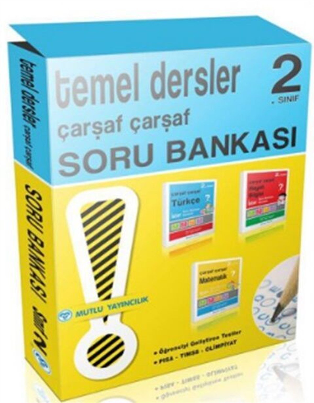 Mutlu Yayıncılık 2. Sınıf Çarşaf Çarşaf Soru Bankası Seti