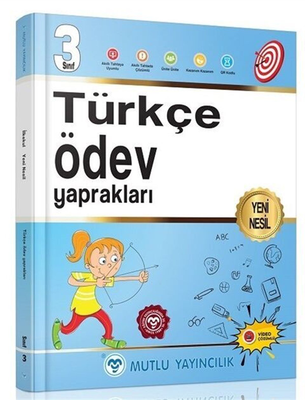 Mutlu Yayıncılık 3. Sınıf Türkçe Ödev Yaprakları