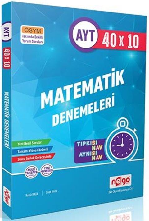 Nego Yayınları AYT Matematik 10x40 Fasikül Branş Denemeleri