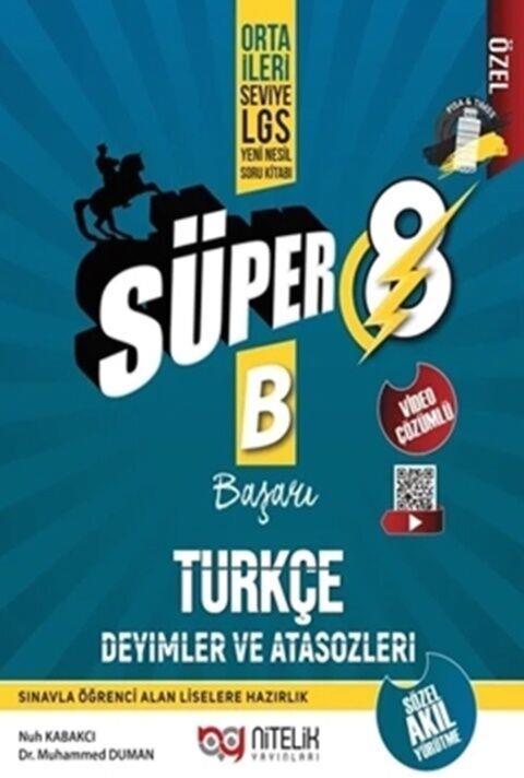 Nitelik Yayınları 8. Sınıf Türkçe Deyimler ve Atasözleri Yeni Nesil Soru Kitabı