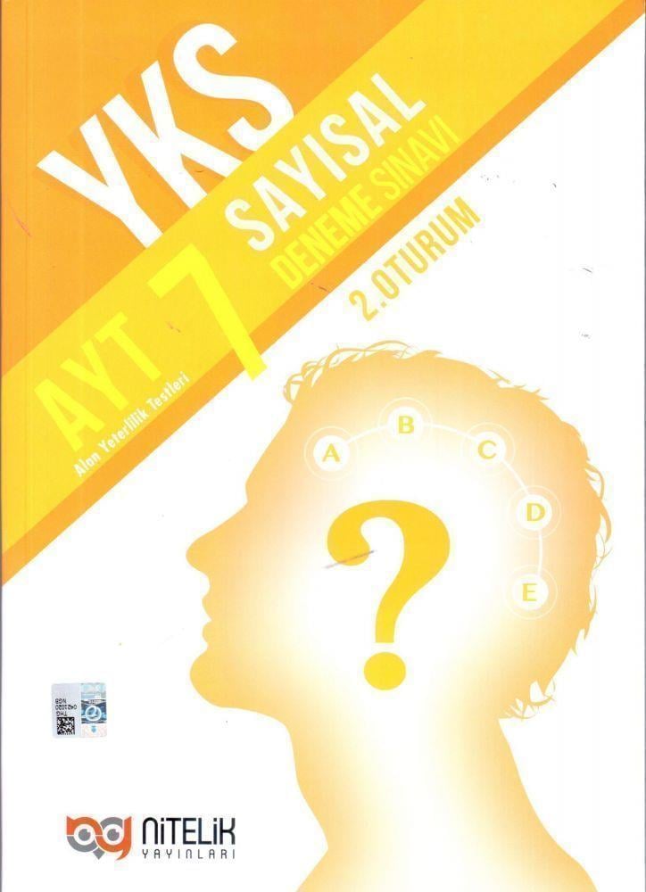 Nitelik Yayınları AYT 7 Sayısal Deneme Sınavı