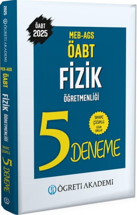 Öğreti Akademi 2025 MEB AGS ÖABT Fizik Öğretmenliği Tamamı Çözümlü 5 Deneme