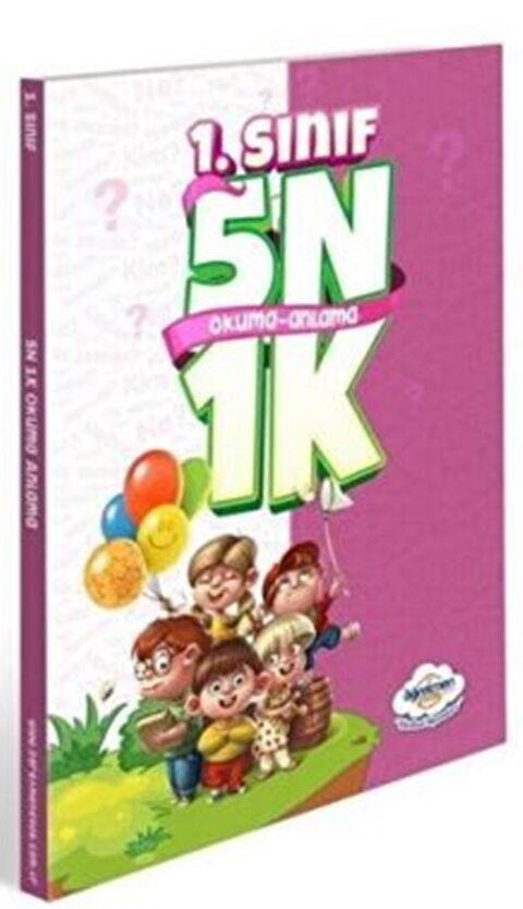 Öğretmen Evde Yayınları 1. Sınıf 5N1K Okuma Anlama Kitabı