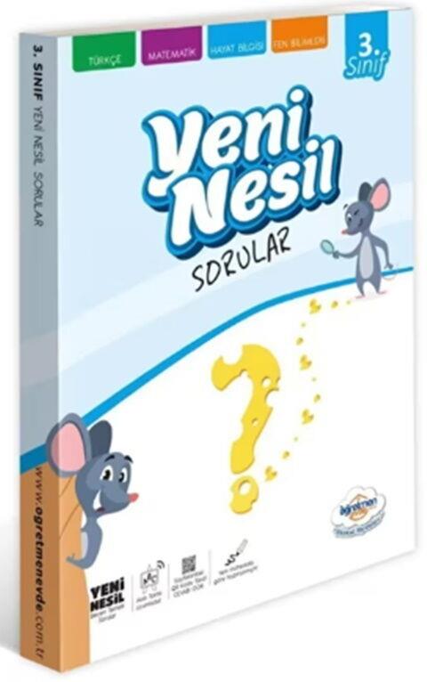 Öğretmen Evde Yayınları 3. Sınıf Yeni Nesil Sorular Kitabı