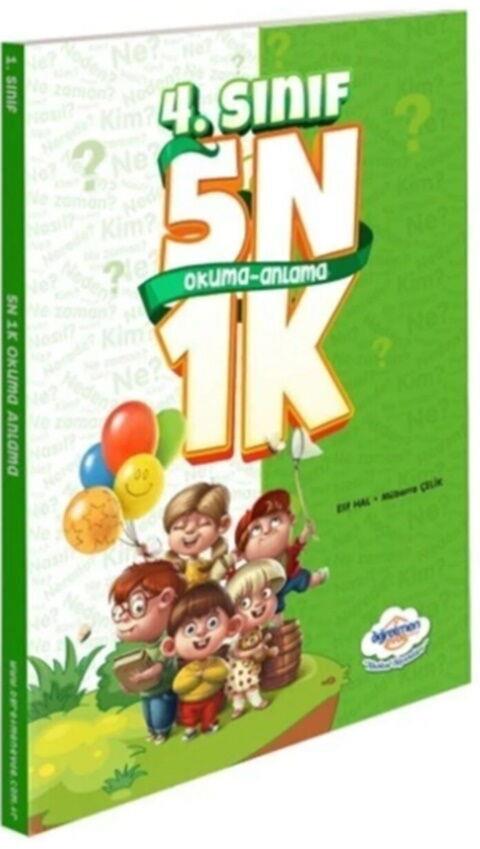 Öğretmen Evde Yayınları 4. Sınıf 5n1k Okuduğunu Anlama Kitabı