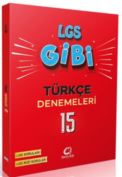 Oksijen Yayınları 8. Sınıf Türkçe LGS Gibi Branş Denemeleri