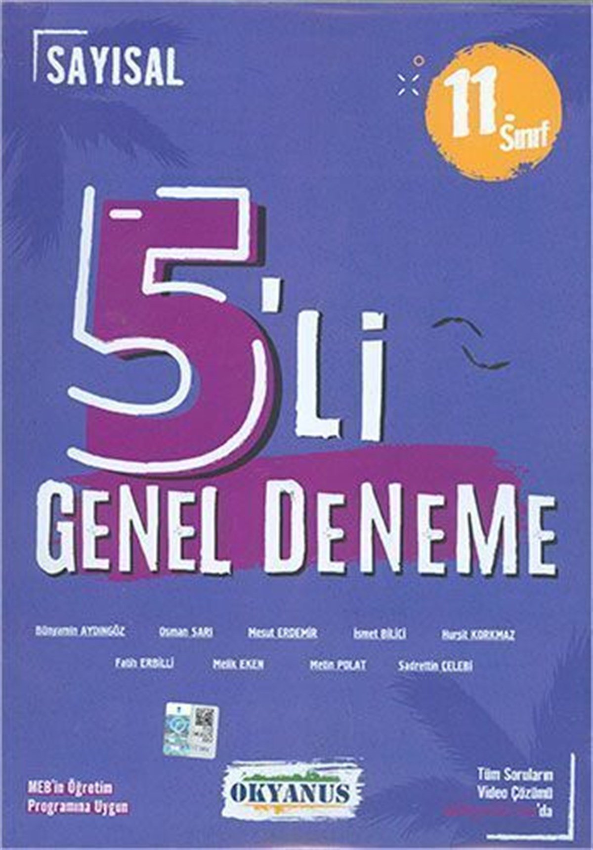 Okyanus Yayınları 11. Sınıf Sayısal 5 li Genel Deneme