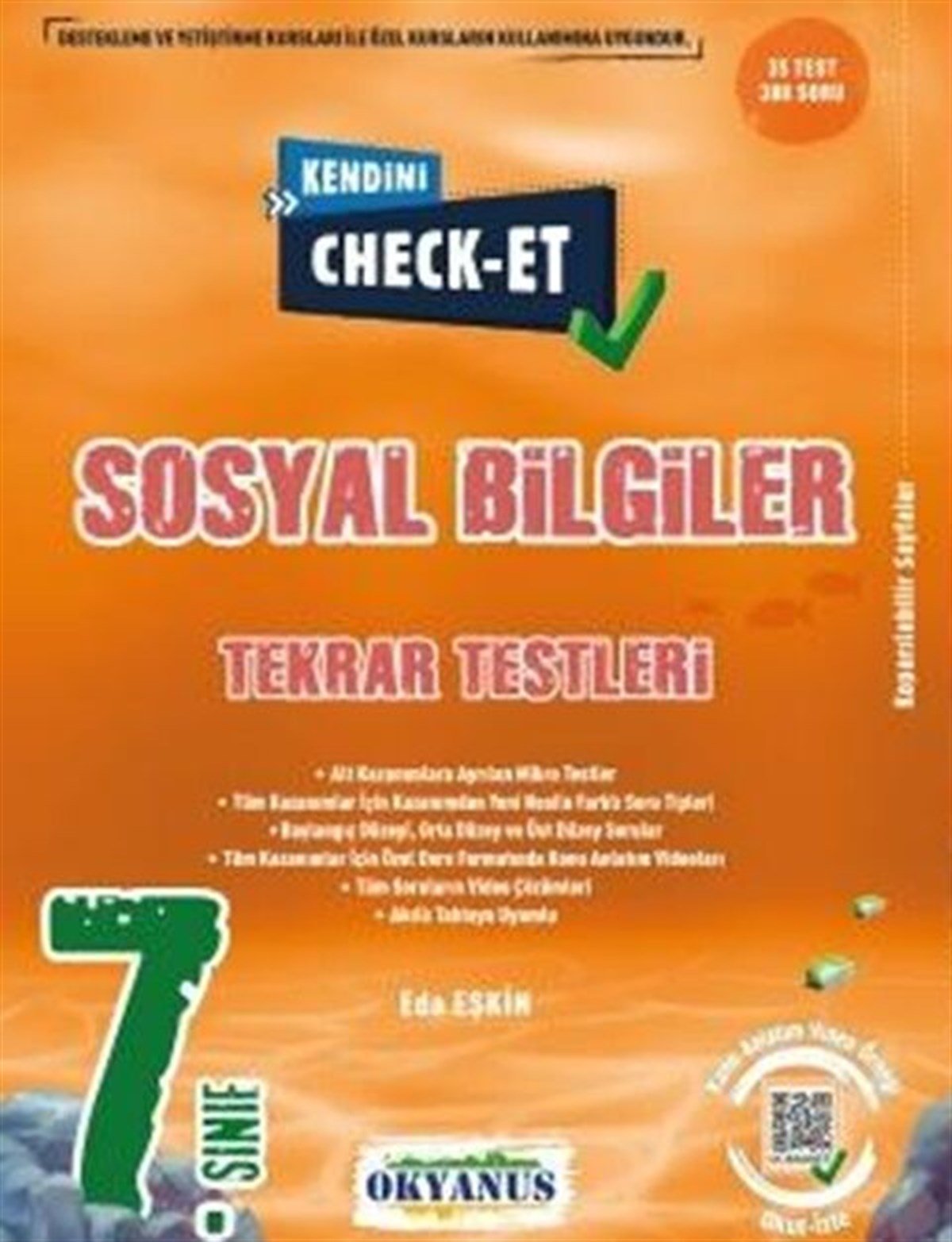 Okyanus Yayınları 7. Sınıf Kendini Check Et Sosyal Bilgiler Tekrar Testleri