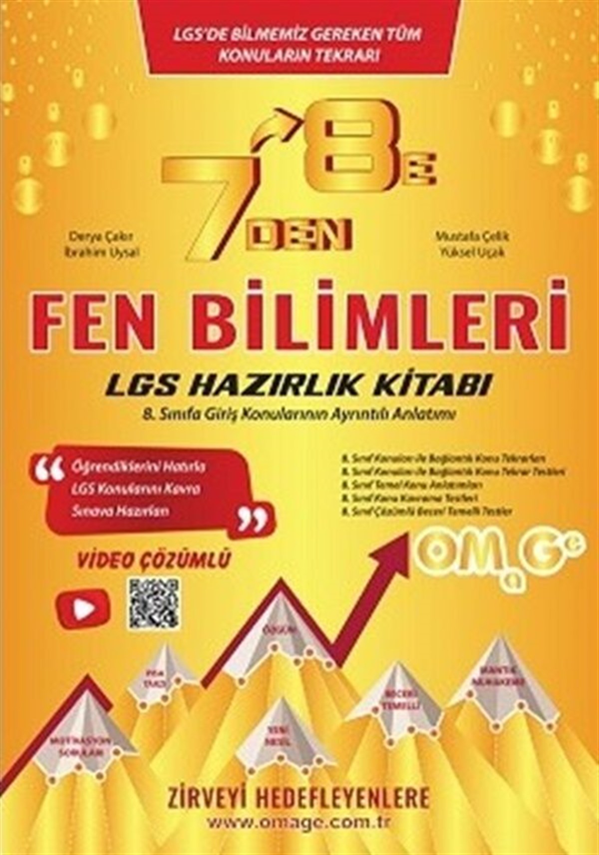 Omage Yayınları 7 den 8 e LGS Fen Bilimleri Hazırlık Kitabı