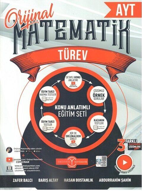 Orijinal Yayınları AYT Matematik Türev Konu Anlatımlı