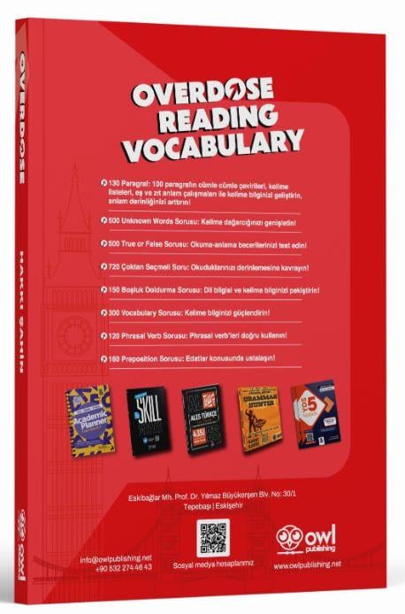Owl Publishing Overdose Reading Vocabulary