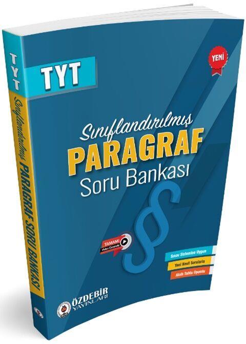 Özdebir Yayınları TYT Paragraf Sınıflandırılmış Soru Bankası