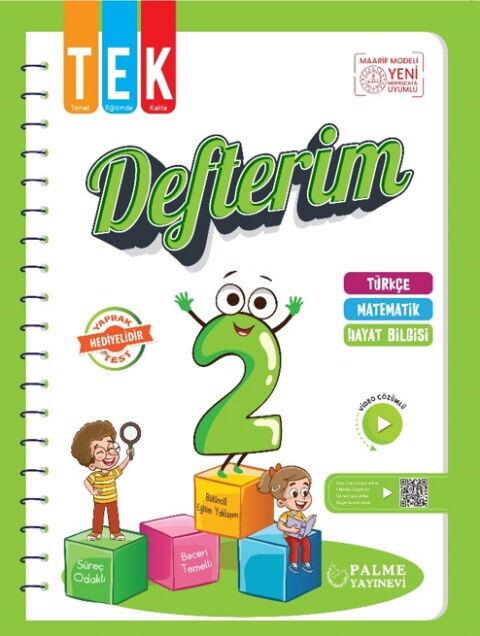Palme Yayınları 2. Sınıf Tek Defterim