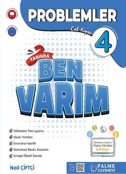 Palme Yayınları 4. Sınıf Problemler Ben Varım Soru Kitabı