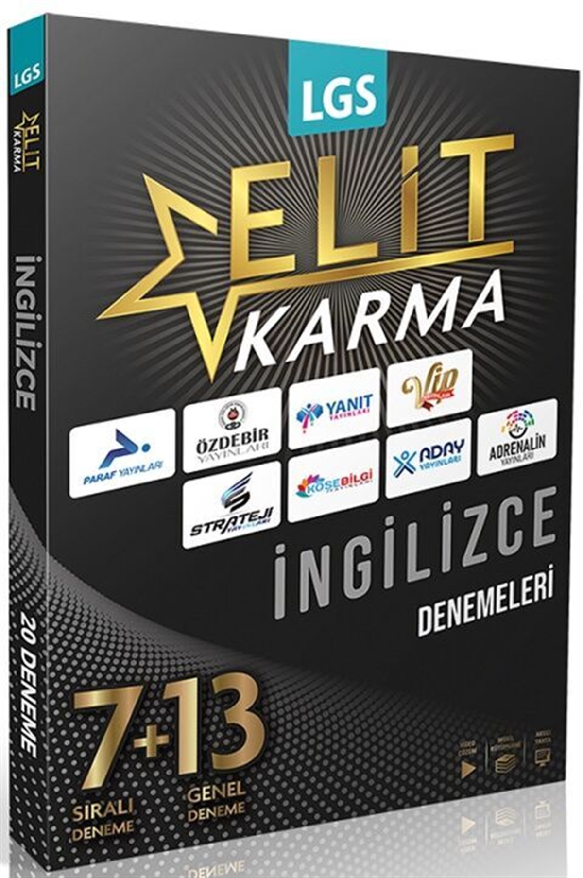 Paraf Yayınları 8. Sınıf LGS İngilizce Elit Karma 20 Deneme
