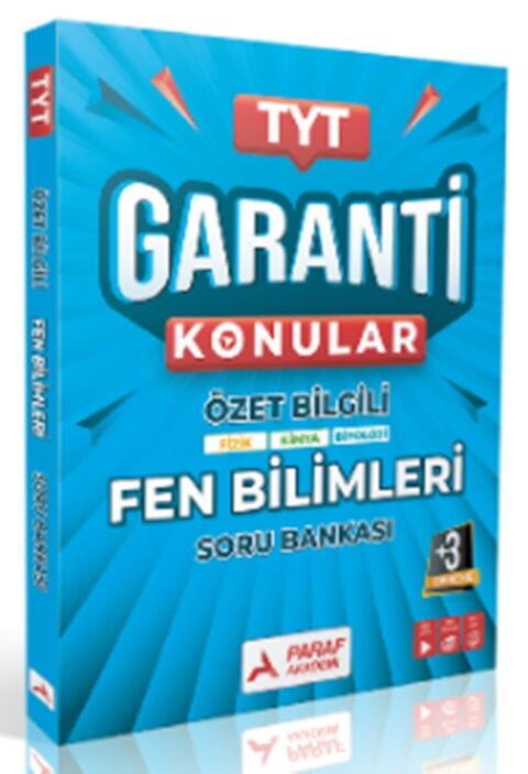 Paraf Yayınları TYT Fen Bilimler Garanti Konular Soru Bankası