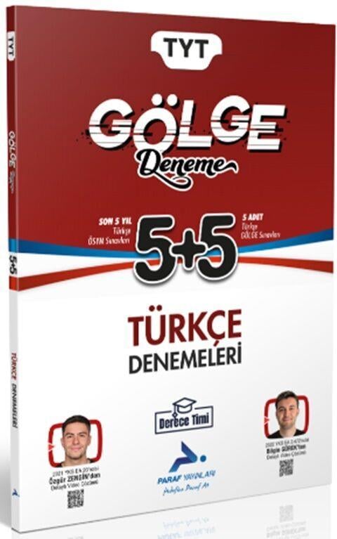 Paraf Yayınları TYT Türkçe Gölge Deneme