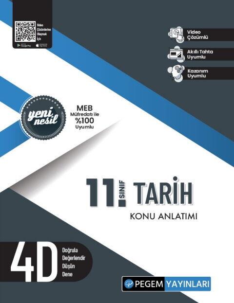 Pegem Akademi 11. Sınıf Tarih Konu Anlatımı