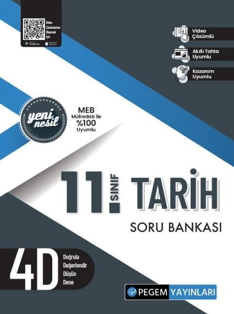 Pegem Akademi 11. Sınıf Tarih Soru Bankası