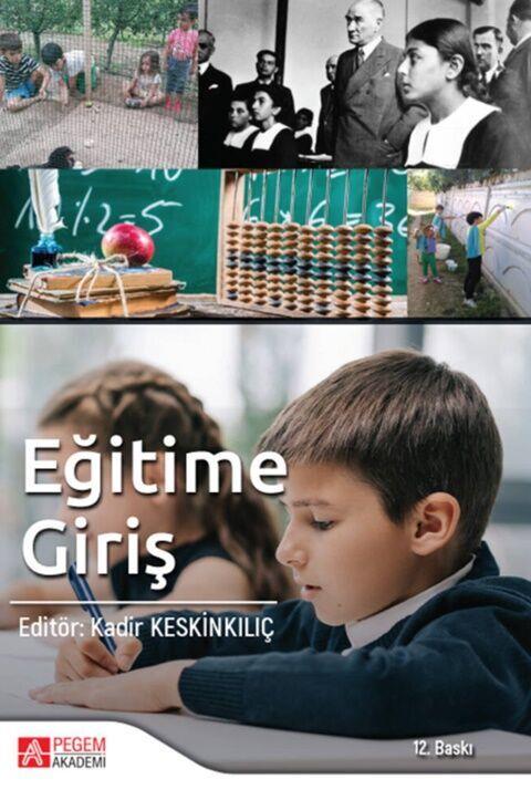 Pegem Akademi Eğitime Giriş Kadir Keskinkılıç