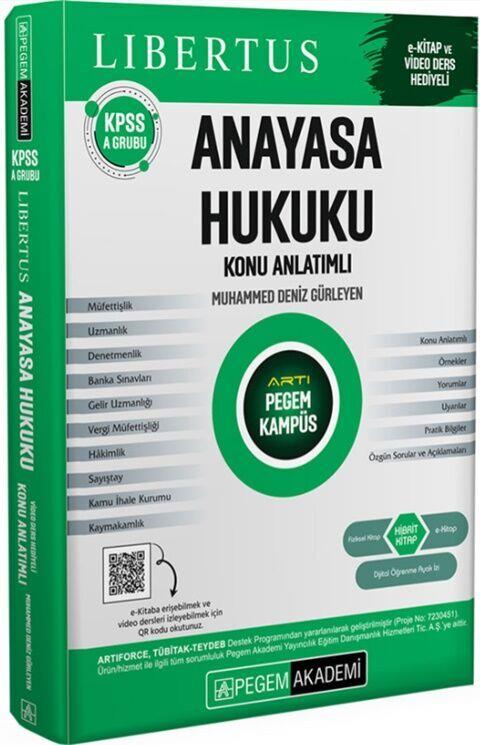 Pegem Yayınları KPSS A Grubu Libertus Anayasa Hukuku Konu Anlatımlı