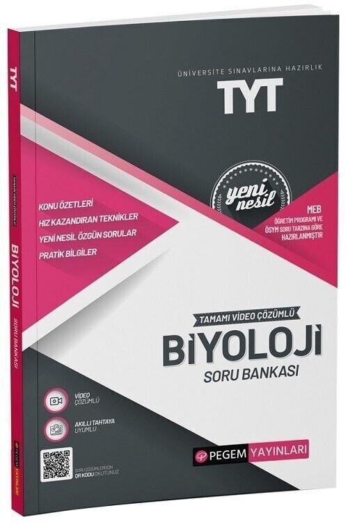 Pegem Yayınları TYT Biyoloji Soru Bankası