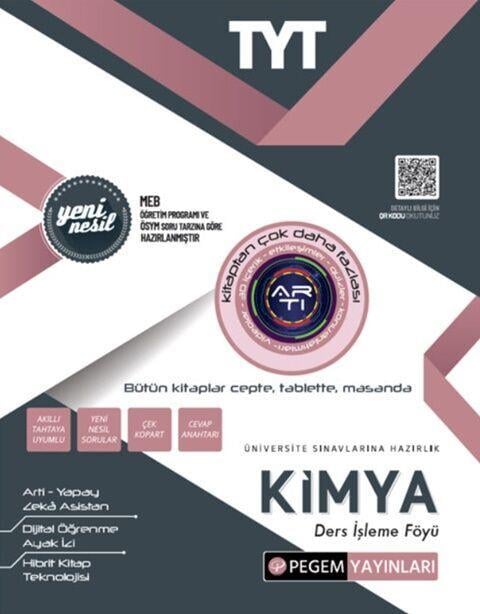 Pegem Yayınları TYT Kimya Ders İşleme Föyü