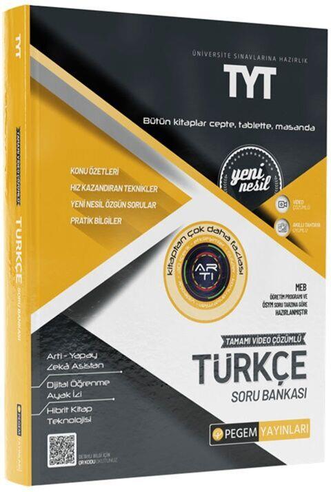 Pegem Yayınları  TYT Türkçe Tamamı Çözümlü Soru Bankası