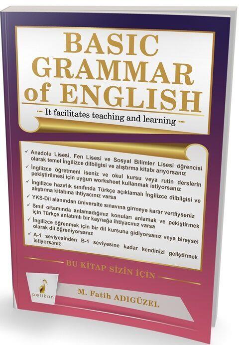 Pelikan Yayınları Basic Grammar of English