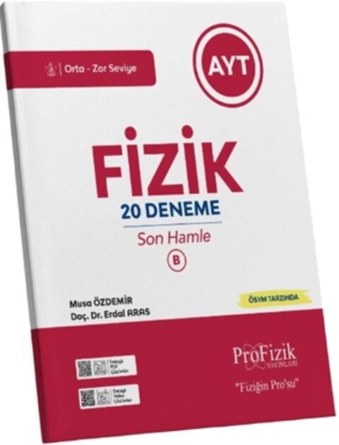 ProFizik Yayınları AYT Fizik Son Hamle 20 Deneme - B