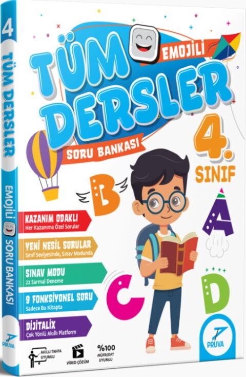 Pruva Akademi 4. Sınıf Tüm Dersler Soru Bankası